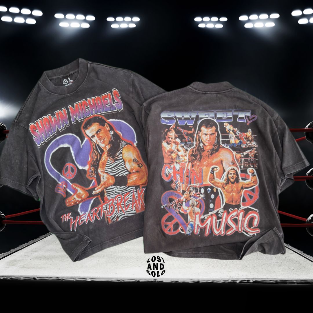 SHAWN MICHAELS 'HVYBOX' T-SHIRT