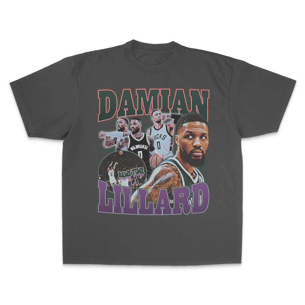 damian lillard shirt bucks graphic tee