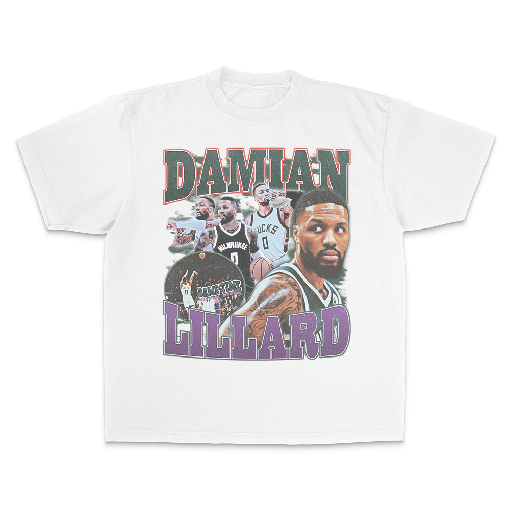 damian lillard shirt bucks graphic tee