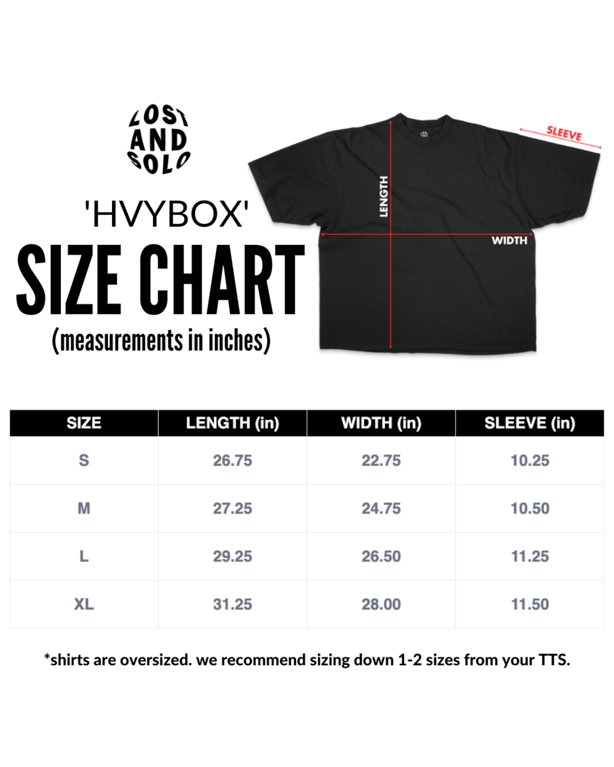 BRUNO MARS 'HVYBOX' T-SHIRT