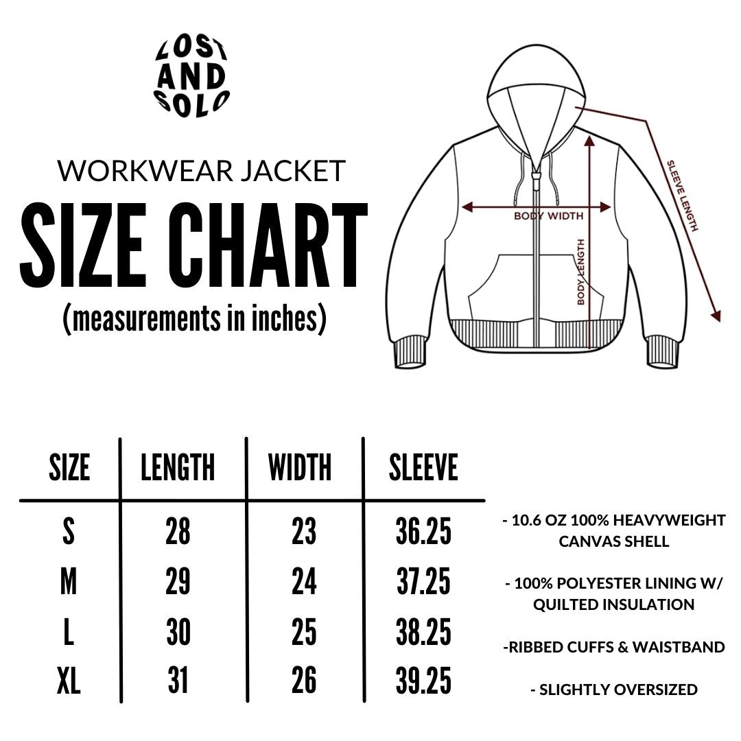 'LOST&SOLO' INSULATED WORKWEAR JACKET