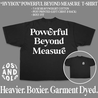 POWERFUL BEYOND MEASURE 'HVYBOX' T-Shirt