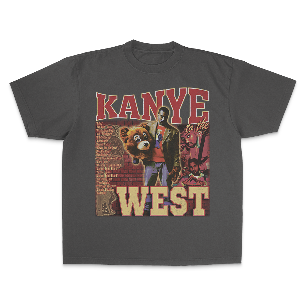 Kanye West - The College Dropout Shirt - Vintage Heavyweight ...